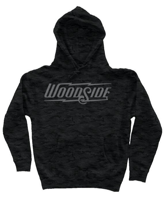 Woodside Black Camo Independent Heavyweight Hoodie – CROWN MOTO