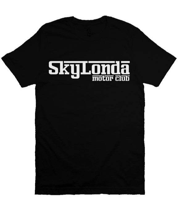 Sky Londa Motor Club Ferrari Style Shirt with white printing on chest