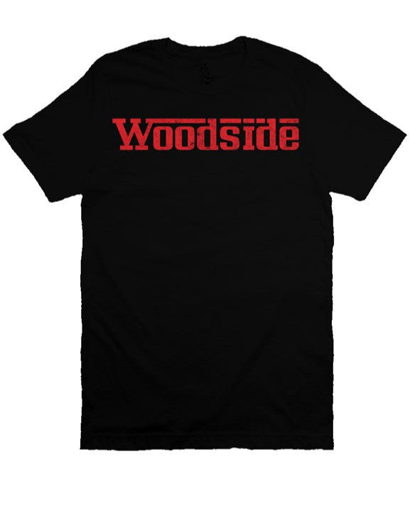 Woodside Vintage Ferrari t-shirt with red printing on chest