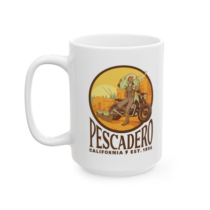Vintage Pescadero, CA Ceramic Mug - 11oz & 15oz
