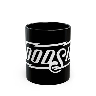 woodside brand black ceramic coffee mug