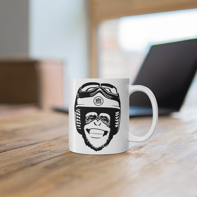 Moto Monkey Mug - for Coffee & Tea Loving Motorcyclists