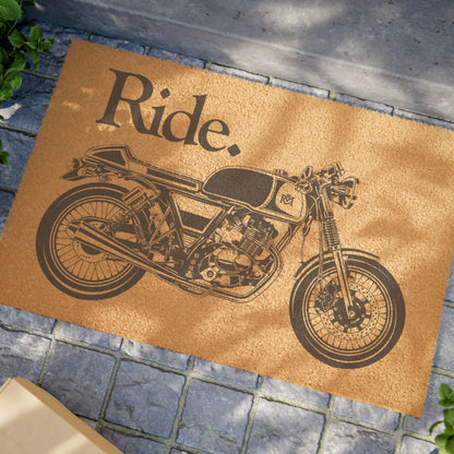 'Ride' Entrance Doormat for Motorcycle Lovers
