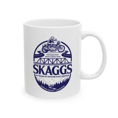 skaggs coffee mug, stewarts point skaggs springs road, sonoma county, motorcycle roads, riding roads, local rides, historic, motorbikes, annapolis bridge