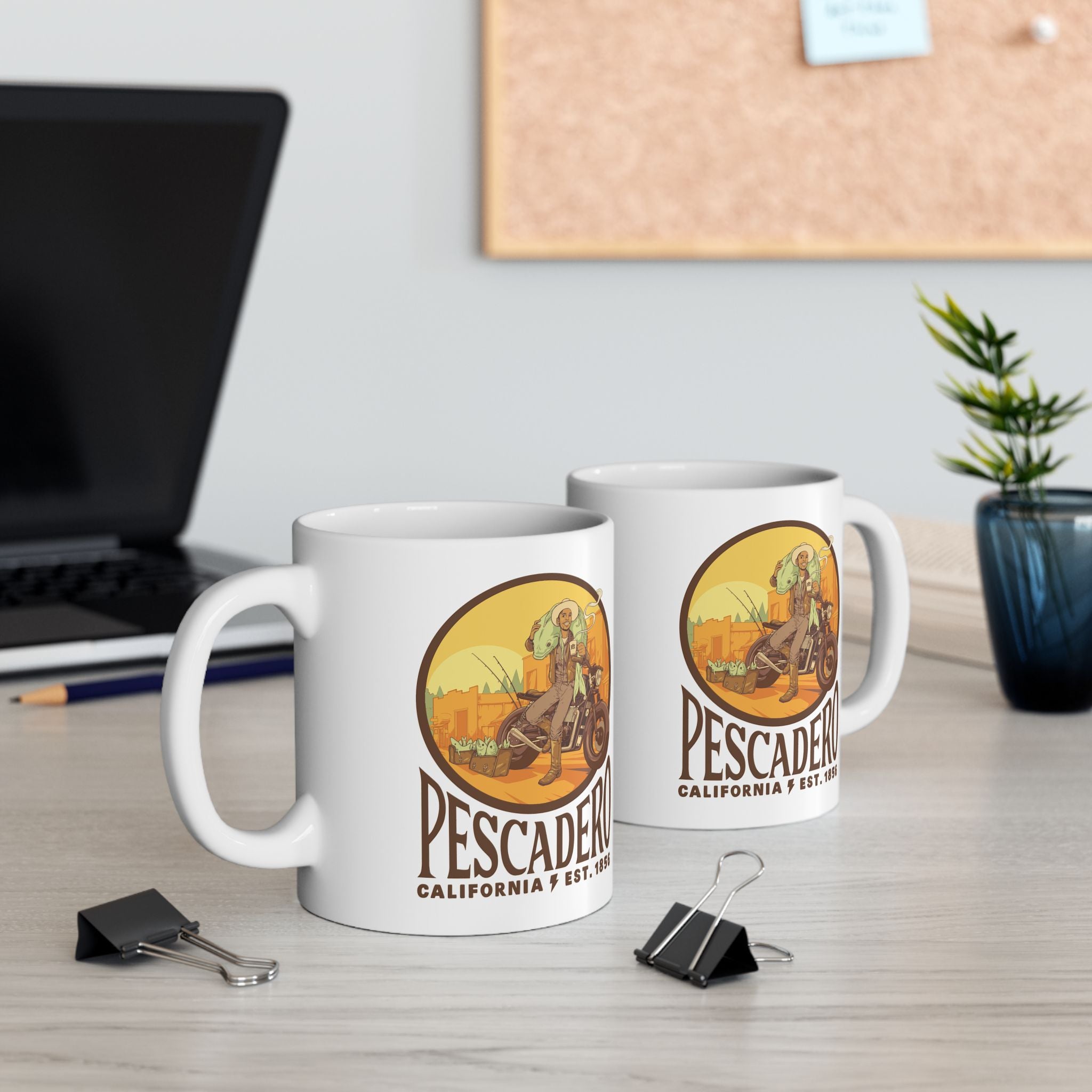 Vintage Pescadero, CA Ceramic Mug - 11oz & 15oz