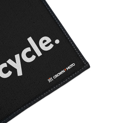 "Go ride a motorcycle" Floor Mat
