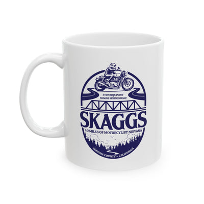 skaggs coffee mug, stewarts point skaggs springs road, sonoma county, motorcycle roads, riding roads, local rides, historic, motorbikes, annapolis bridge