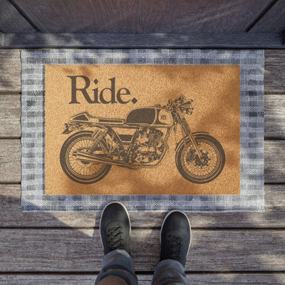 'Ride' Entrance Doormat for Motorcycle Lovers