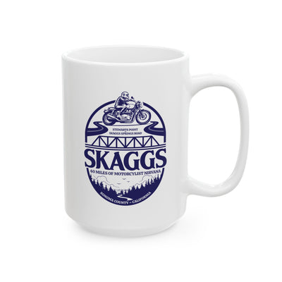 skaggs coffee mug, stewarts point skaggs springs road, sonoma county, motorcycle roads, riding roads, local rides, historic, motorbikes, annapolis bridge