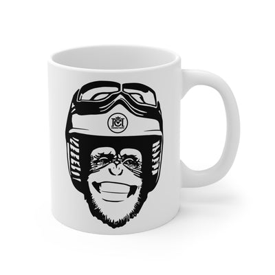 Moto Monkey Mug - for Coffee & Tea Loving Motorcyclists