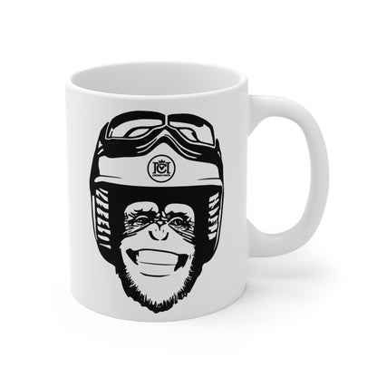 Moto Monkey Mug - for Coffee & Tea Loving Motorcyclists