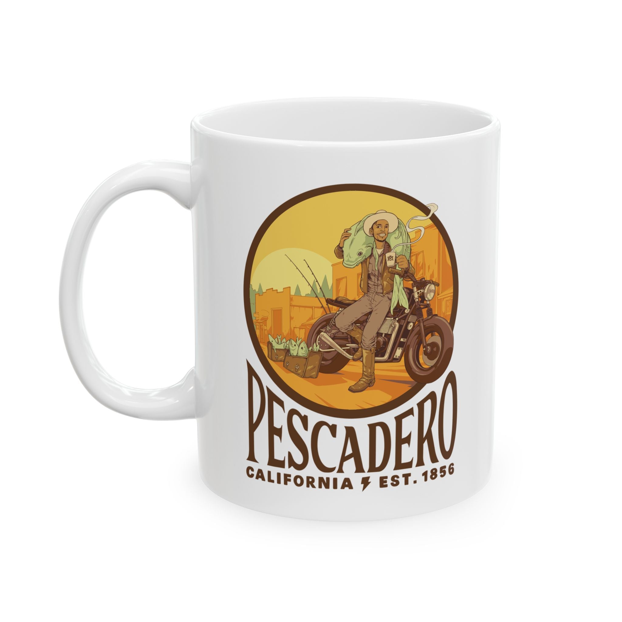 Vintage Pescadero, CA Ceramic Mug - 11oz & 15oz
