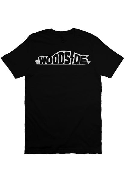 Woodside Porsche design printed on the chest of premium unisex short sleeve t-shirt