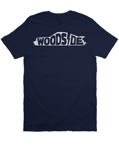 Woodside Porsche design printed on the chest of premium unisex short sleeve t-shirt