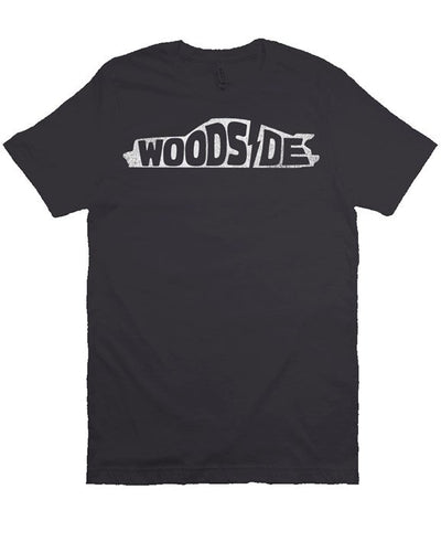 Woodside Porsche design printed on the chest of premium unisex short sleeve t-shirt