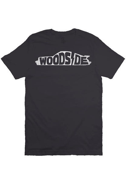 Woodside Porsche design printed on the chest of premium unisex short sleeve t-shirt