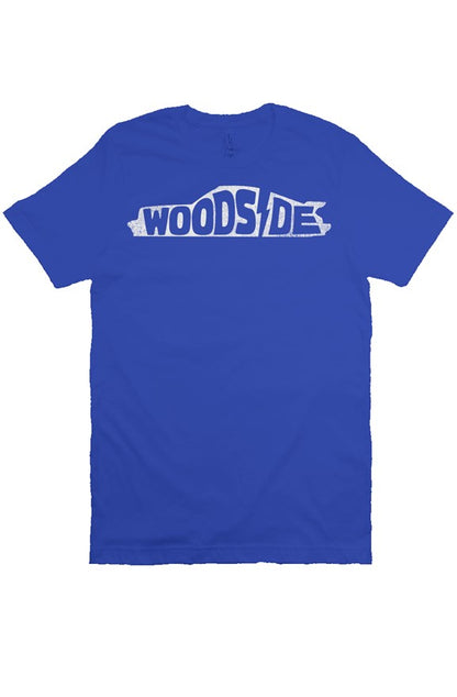 Woodside Porsche design printed on the chest of premium unisex short sleeve t-shirt