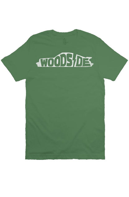 Woodside Porsche design printed on the chest of premium unisex short sleeve t-shirt