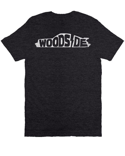 Woodside Porsche design printed on the chest of premium unisex short sleeve t-shirt