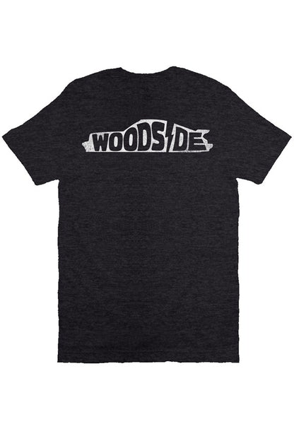 Woodside Porsche design printed on the chest of premium unisex short sleeve t-shirt