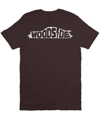Woodside Porsche design printed on the chest of premium unisex short sleeve t-shirt