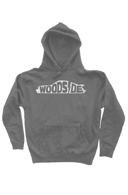 Woodside Porsche design printed on the chest of premium hooded sweatshirt