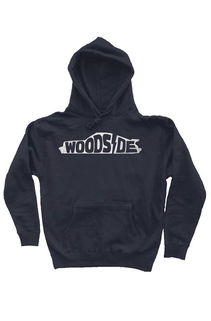 Woodside Porsche design printed on the chest of premium hooded sweatshirt