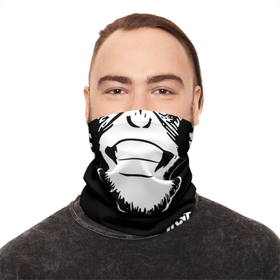 moto monkey neck gaiter, motorcycle accessories, motorcycle lifestyle, uv protection, dust guard, buff, funny, humorous