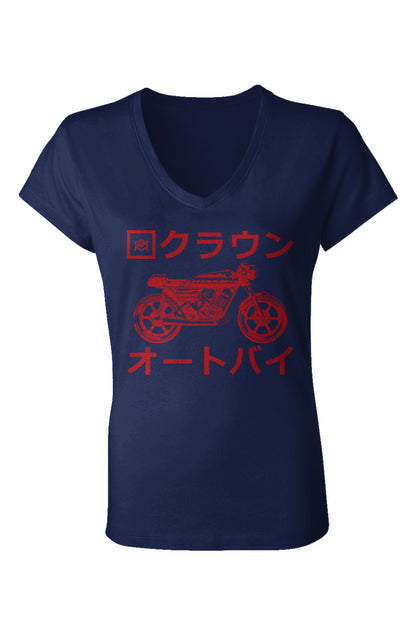 Ladies Jersey V-Neck T-Shirt