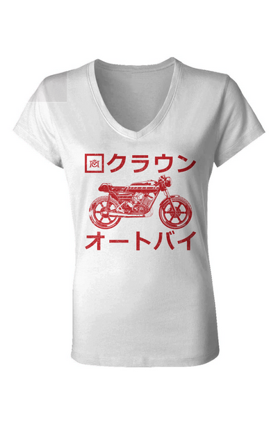 Ladies Jersey V-Neck T-Shirt