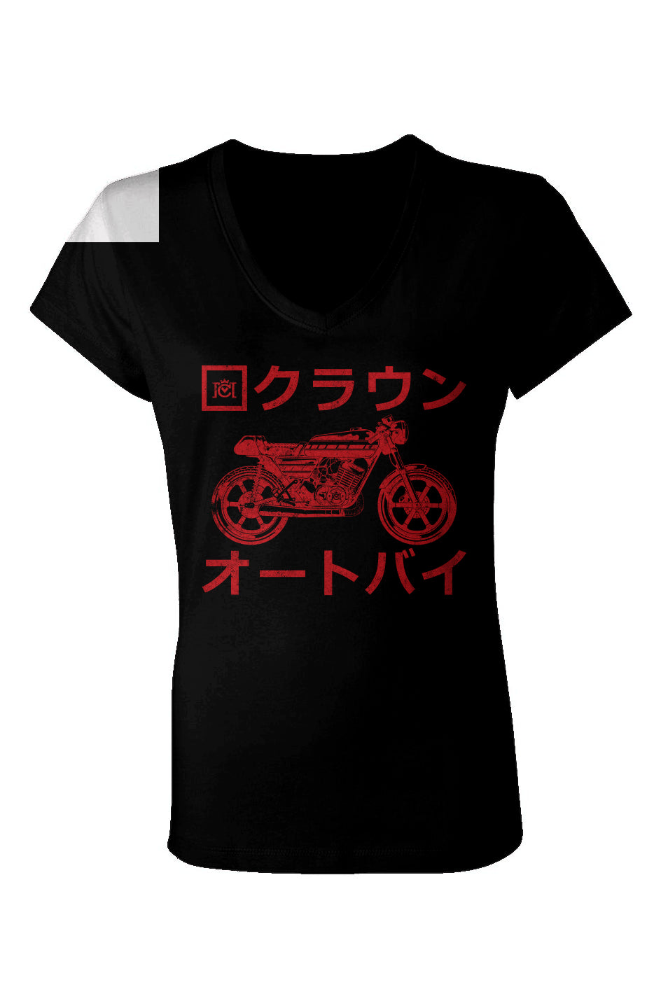 Ladies Jersey V-Neck T-Shirt