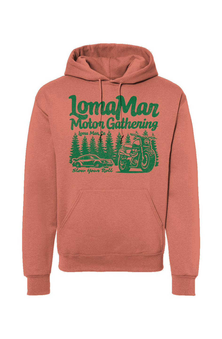 LMMG Moto Hooded Sweatshirt (green ink)