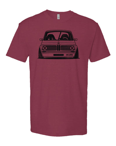 Sky Londa Motor Club Rally BMW 2002 heather Short sleeve t-shirt