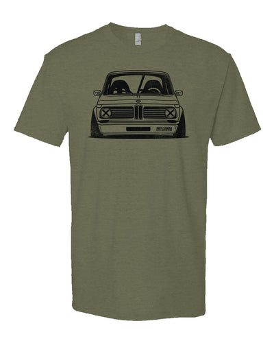 Sky Londa Motor Club Rally BMW 2002 heather Short sleeve t-shirt