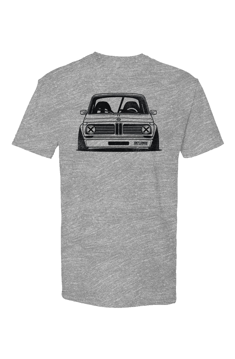 Sky Londa Motor Club Rally BMW 2002 heather Short sleeve t-shirt