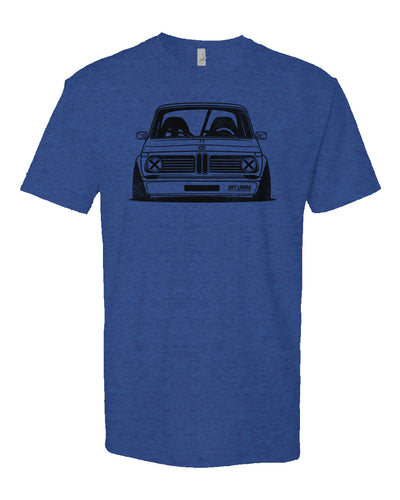 Sky Londa Motor Club Rally BMW 2002 heather Short sleeve t-shirt