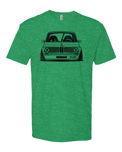 Sky Londa Motor Club Rally BMW 2002 heather Short sleeve t-shirt