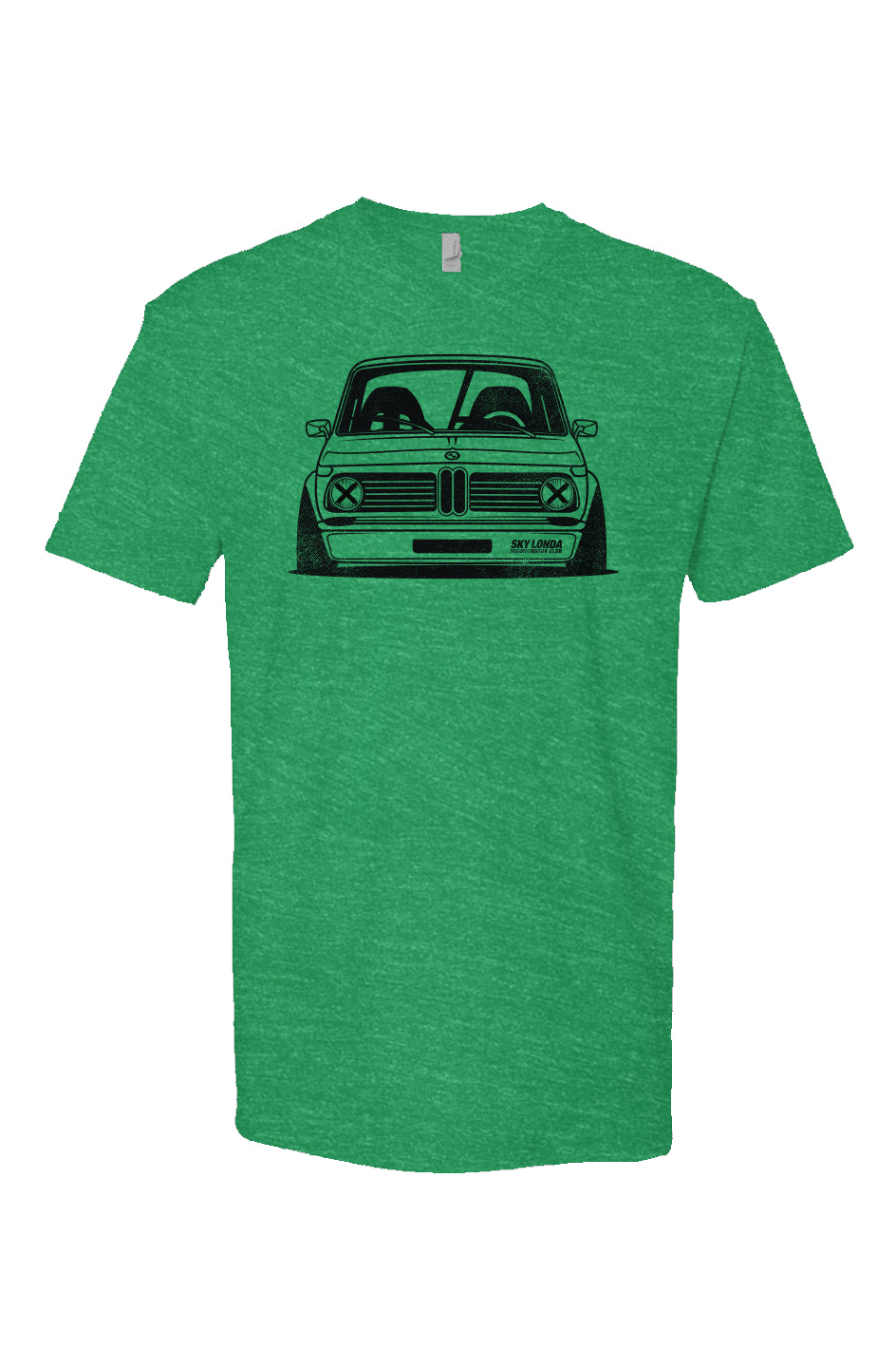 Sky Londa Motor Club Rally BMW 2002 heather Short sleeve t-shirt