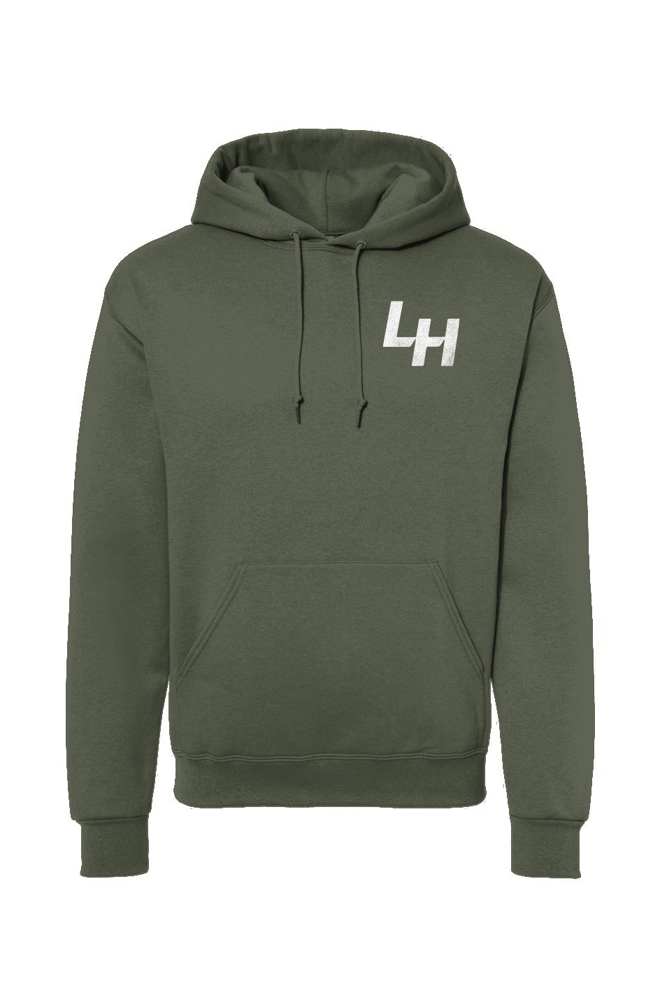 La Honda Shift pattern design on chest of hooded sweatshirt