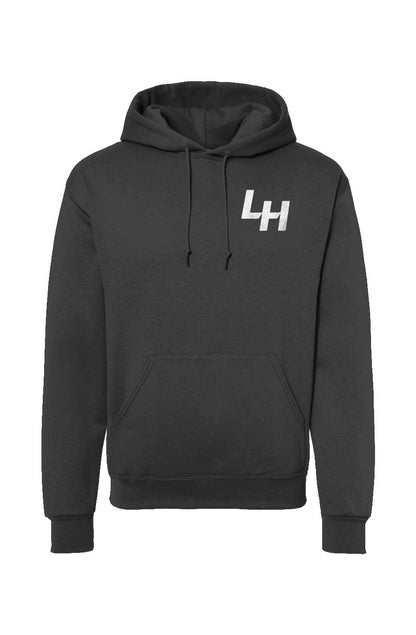 La Honda Shift pattern design on chest of hooded sweatshirt