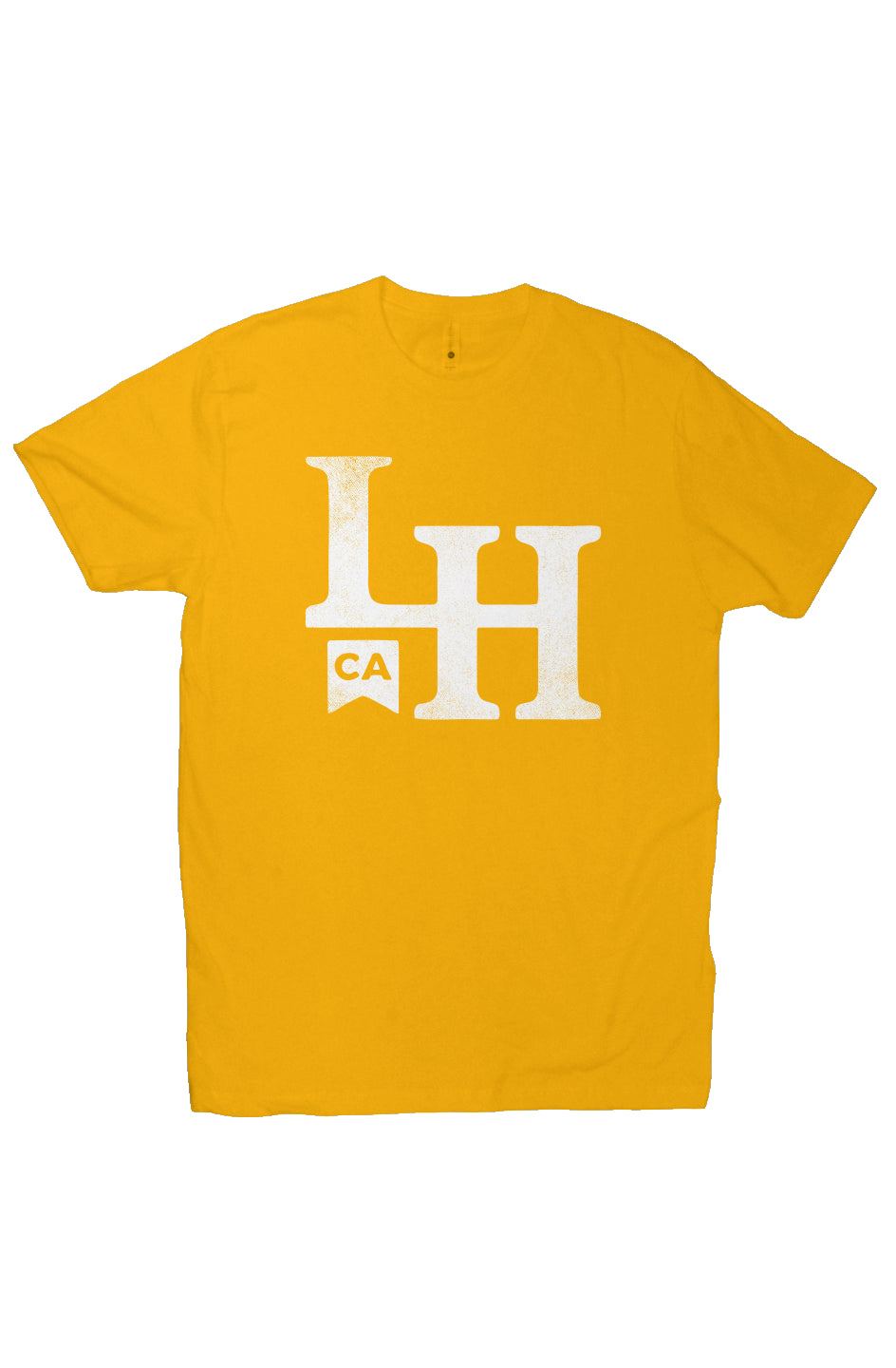 La Honda California LH monogram design on short sleeve t-shirt