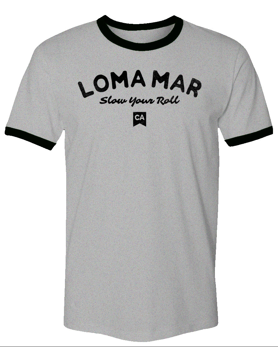 Loma Mar "Slow Your Roll" Vintage Ringer T-shirt
