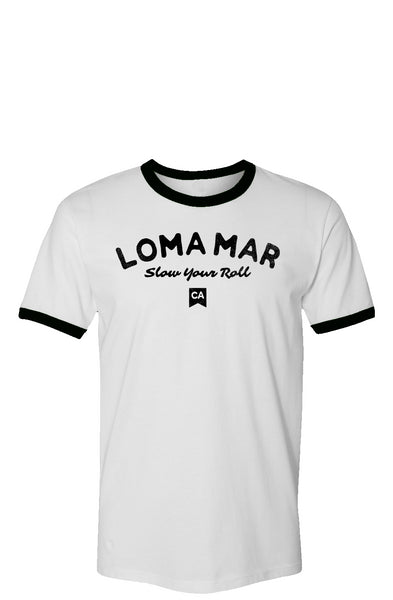 Loma Mar "Slow Your Roll" Vintage Ringer Tee