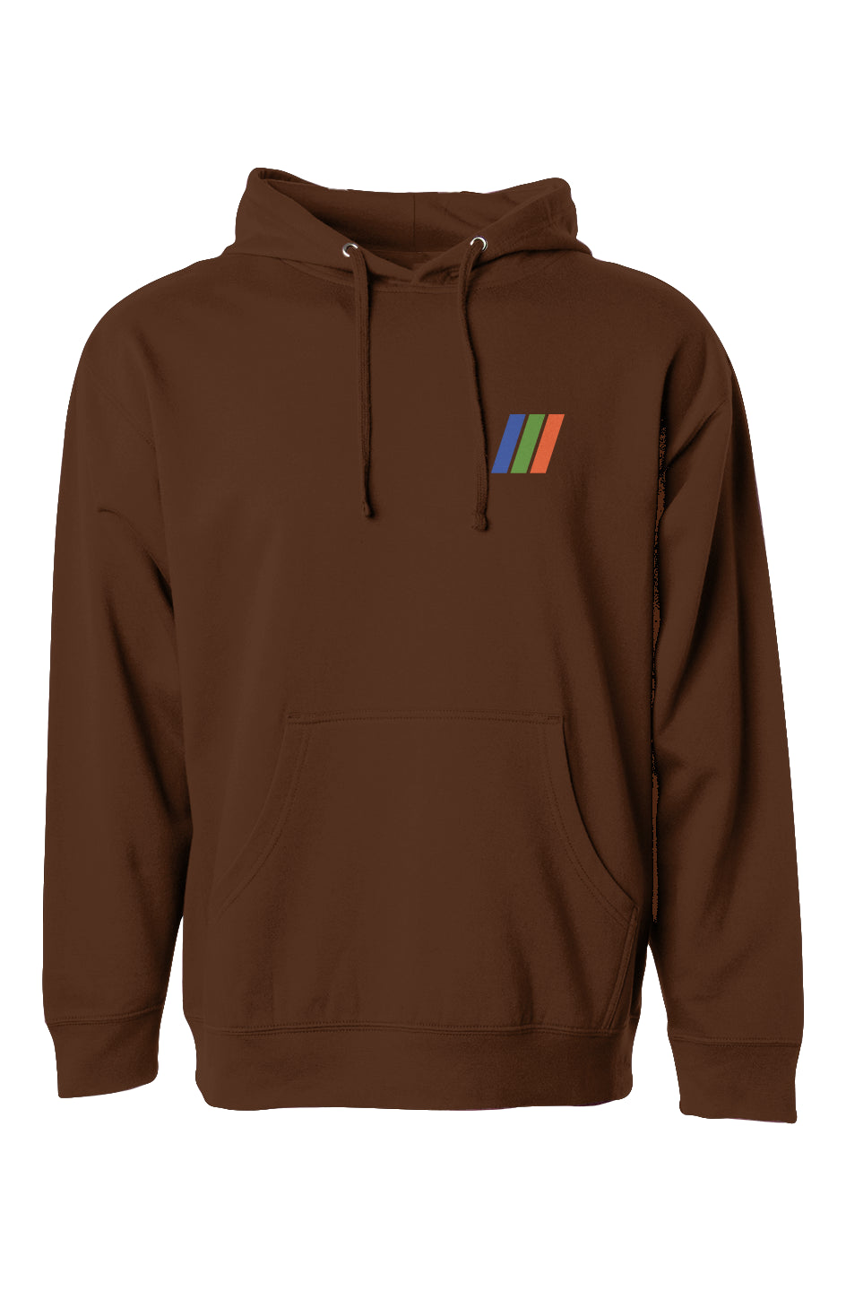 sky londa motor club rally stripes on chest of pullover hoodie