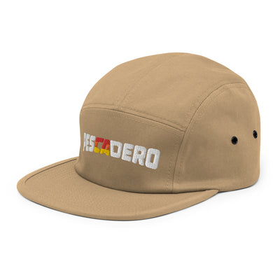 Pescadero Sunset embroidered khaki camper hat