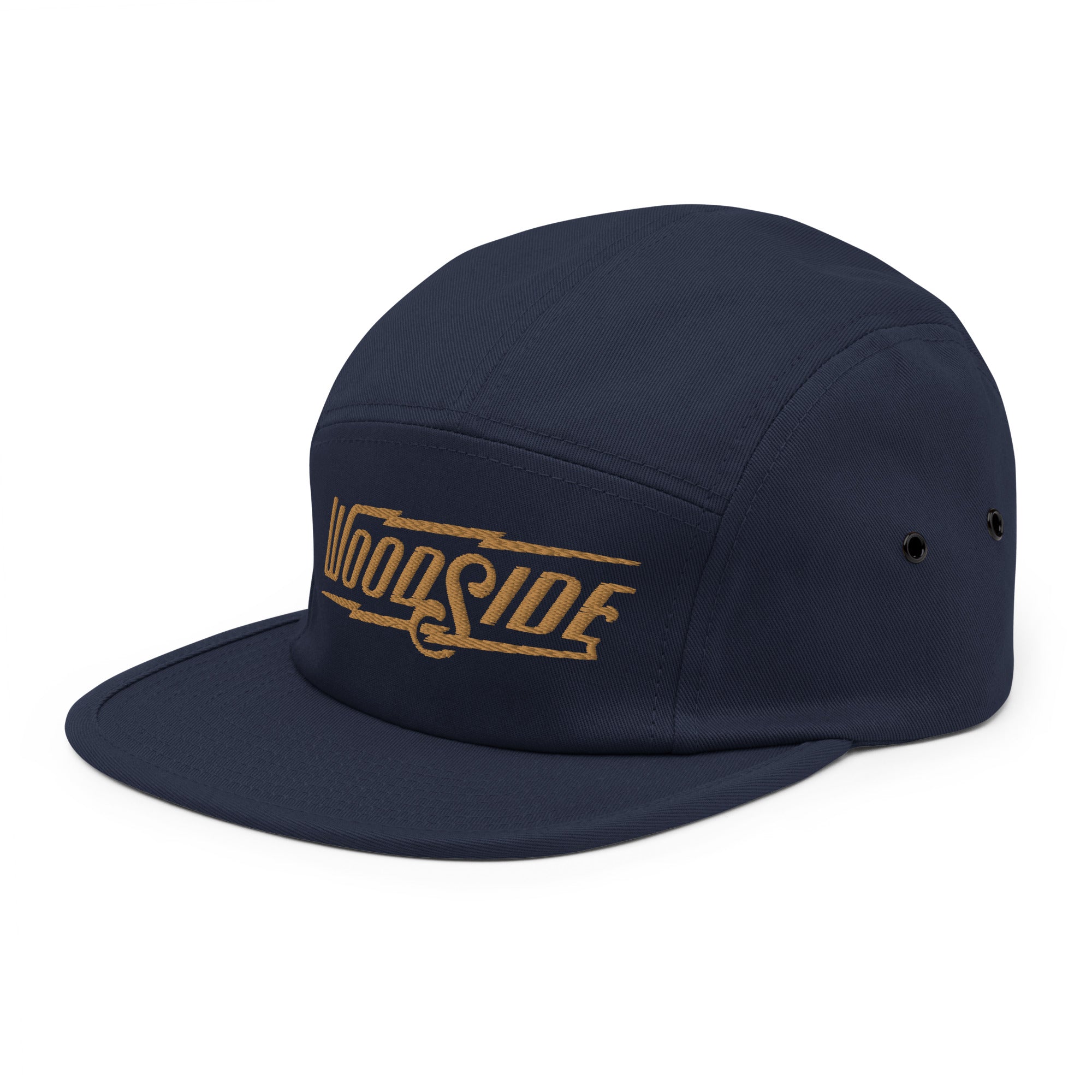 Navy blue Woodside Brand embroidered camper hat