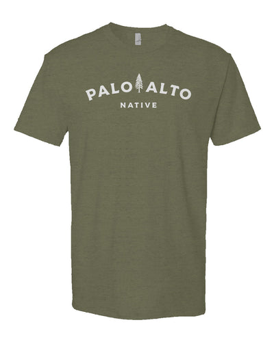 Palo Alto Native Heather Short Sleeve T shirt by crown moto