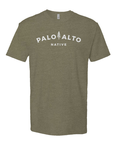 Palo Alto Native Heather Short Sleeve T shirt by crown moto
