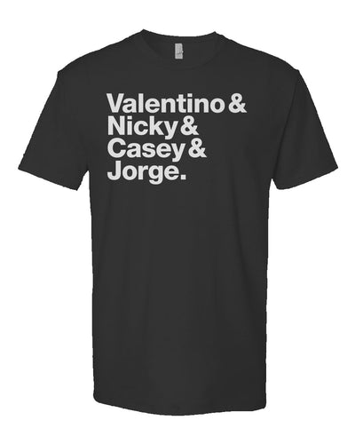 90-00 GP Motorcycle Racing Champions T-Shirt, valentino rossi, nicky hayden, casey stoner, jorge lorenzo, motogp