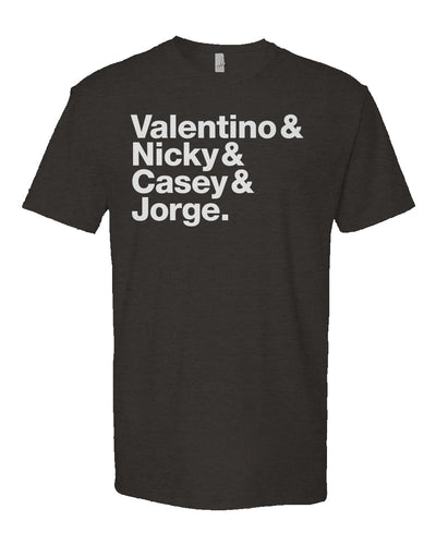 90-00 GP Motorcycle Racing Champions T-Shirt, valentino rossi, nicky hayden, casey stoner, jorge lorenzo, motogp